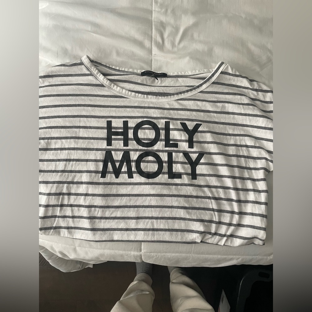 Banana Republic short stripped T - Small